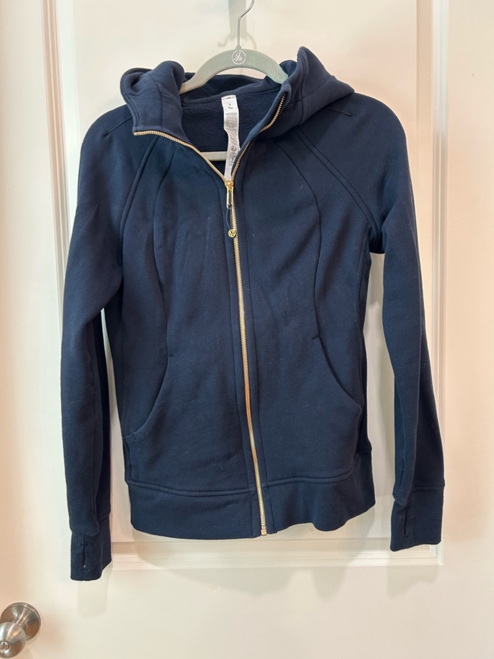 lululemon Navy Full-Zip Hooded Jacket